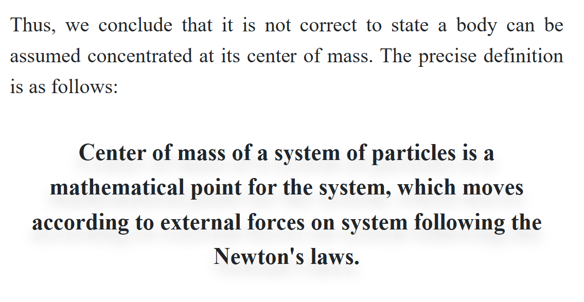 Center of Mass Visualization